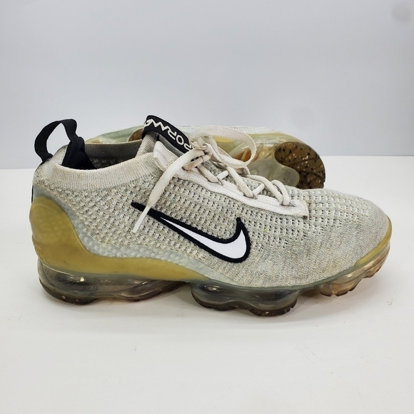 Nike Shoes Youth 7 Women 8.5 Air VaporMax 2021 Flyknit Monochrome - Picture 10 of 12